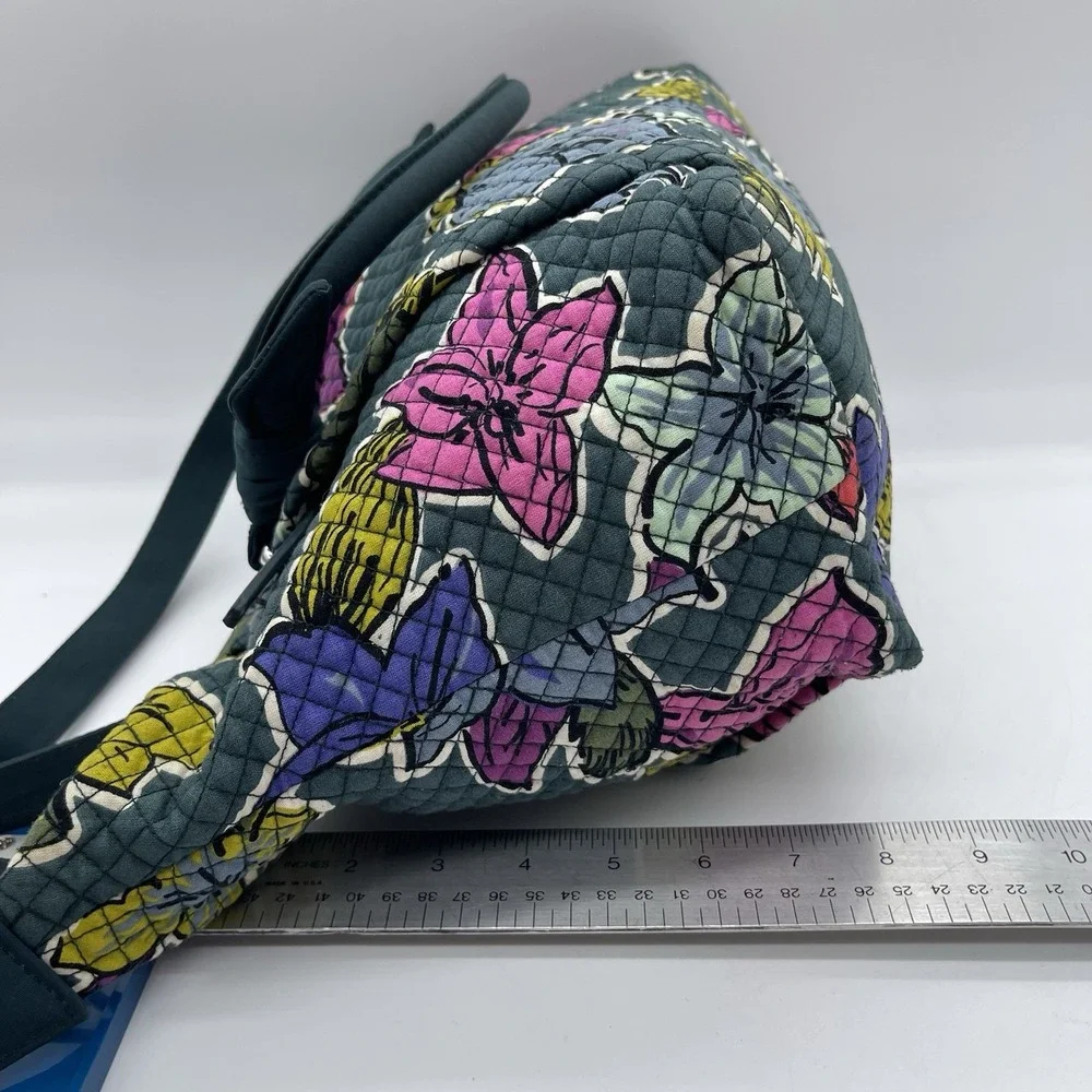 Vera Bradley Falling Flowers Multi-Strap Duffel Bag 21605-112 Quilted Tote Bag